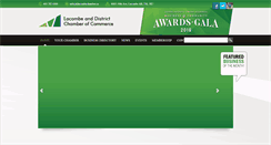 Desktop Screenshot of lacombechamber.ca